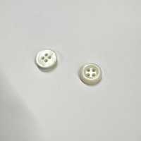 ES115 DAIYA BUTTONS 접시형 4구멍 조개풍 폴리에스테르 단추 DAIYA BUTTON 추가 이미지
