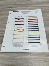 REF-3147 재활용 폴리 에스테르 탄성 코드 (하드 타입)[리본 테이프 코드] SHINDO(SIC) 서브 사진