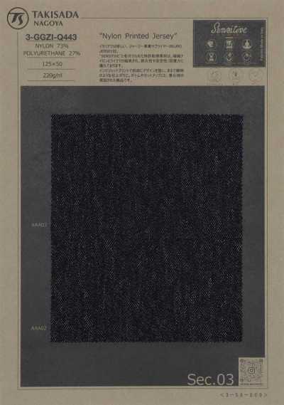3-GGZI-Q443 EURO 저지 이탈리아 저지 잉크젯 프린트 나일론 프린트 저지 UV 차단