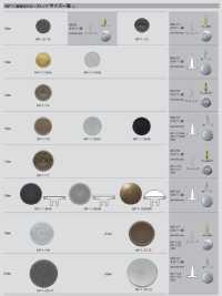 W2 JEANS RIVET 버 다리[도트 단추 / 아일렛] 모리토(MORITO) 서브 사진