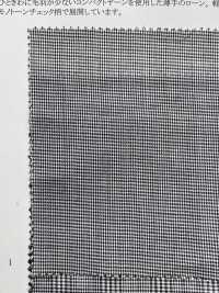 25374 선염 컴팩트 80 실 론 모노톤 체크무늬[원단] SUNWELL 서브 사진
