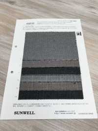 46050 선염 폴리에스테르/레이온 체크무늬 스트레치[원단] SUNWELL 서브 사진