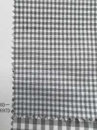 6012 ECOPET(R) 폴리에스테르/코튼 광목 깅엄 체크무늬[원단] SUNWELL 서브 사진