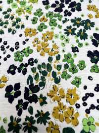 55051-3 60/2 가스 구이 실켓 싱글 다이마루 작은 꽃 총 무늬[원단] SAKURA COMPANY 서브 사진