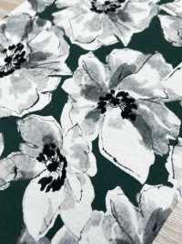55052-1 60/2 가스 구이 실켓 싱글 다이마루 큰 꽃 무늬[원단] SAKURA COMPANY 서브 사진
