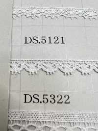 DS5121 얇은 레이스 폭 8mm 다이사다(DAISADA) 서브 사진