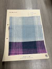 A-7068 Linen 100% 체크무늬[원단] ARINOBE CO., LTD. 서브 사진