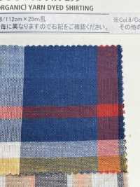 OG59991 유기농 코튼 순달 체크무늬[원단] VANCET 서브 사진
