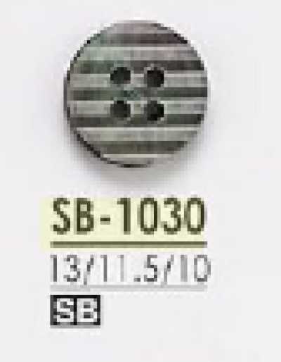 SB1030 흑 마더오브펄 (자개)제 앞면 4구 단추