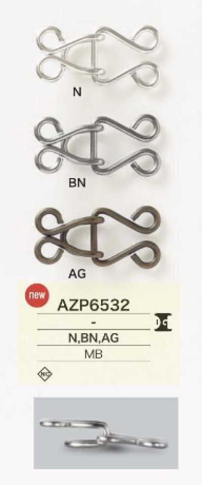 AZP6532 황동제 스프링 의류걸고리