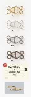 AZP6530 황동 스프링 의류걸고리