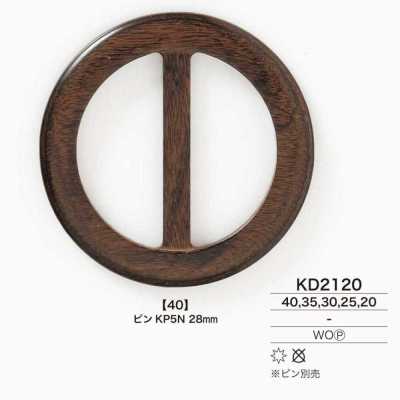 KD2120 나무, 합판제 통과형 버클
