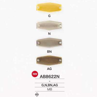 AB8622N 황동제 봉제 금속 플레이트