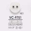 VC9751 황동/폴리에스테르 수지제 앞면 2구멍 단추