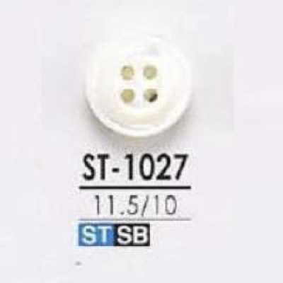 ST1027 타카세조개제 앞면 4구멍 단추