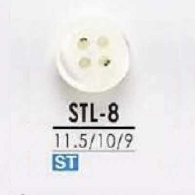 STL8 타카세조개제 앞면 4구멍 단추