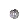 SSO17 흑 마더오브펄(자개)제 앞면 2구멍 단추