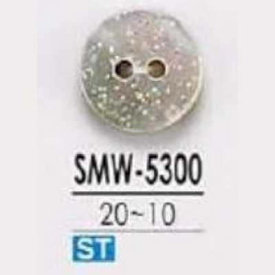 SMW5300 조개로 만든 앞면 2구멍 단추