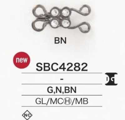 SBC4282 유리 장식이 달린 하이메탈/황동제 의류걸고리