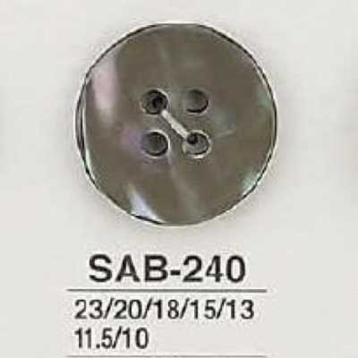 SAB240 조개류 소재 4구멍 단추
