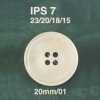 IPS7 폴리에스테르 수지제 앞면 4구멍 단추
