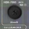 HBK7000 진짜 버팔로 뿔, 4홀 버튼