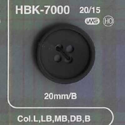 HBK7000 물소뿔제 앞면 4구멍 단추