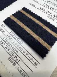 FJ210070 AW 스트레치 폰테 호라이즌탈 스트라이프(파인 피치)[원단] Fujisaki Textile 서브 사진