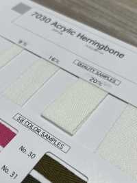 7030 아크릴 헤링본[리본 / 테이프 / 코드] Telala (이노우에 리본 공업) 서브 사진