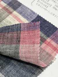 OA42324 40/1 TOP LINEN MADRAS CHECK 통통 마감처리[원단] Oharayaseni 서브 사진