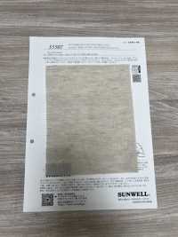 35507 면/린넨 Airy Cross Craft Washer 가공[원단] SUNWELL 서브 사진