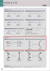 W-ER 칼라 후크[훅, 걸고리] 모리토(MORITO) 서브 사진