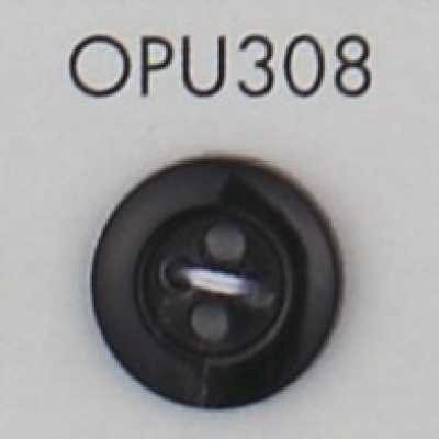 OPU308 폴리에스테르 수지제 거북이등껍질풍 4구멍