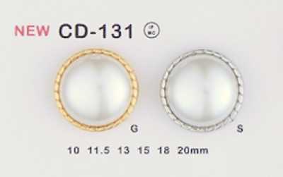 CD-131 메탈 버튼(진주 콤비네이션 단추)