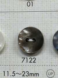 7122 폴리에스터 수지 2홀 버튼[단추] DAIYA BUTTON 서브 사진