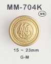 MM704K 메탈 버튼 (메탈 단추)