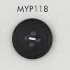 MYP118 폴리에스테르 수지제 테두리 있는 4구멍 단추