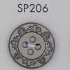 SP206 ABS수지제 도금 단추