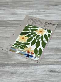 W8083 세븐베리® 옥스포드 와이드 폭 스파이럴 플라워[원단] VANCET 서브 사진