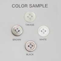 RVE173 4홀 테두리 쉘 버튼[단추] DAIYA BUTTON 서브 사진