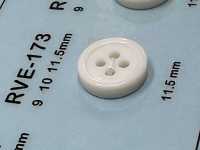 RVE173 4홀 테두리 쉘 버튼[단추] DAIYA BUTTON 서브 사진