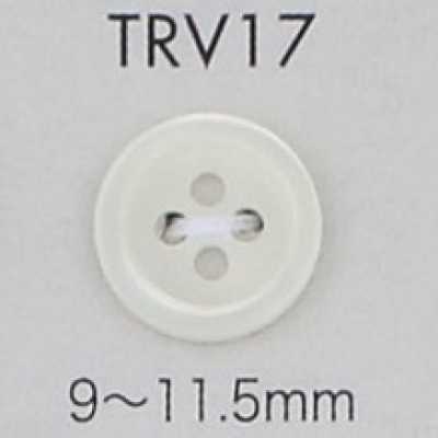 TRV17 4구멍 테두리 있는 쉘버튼