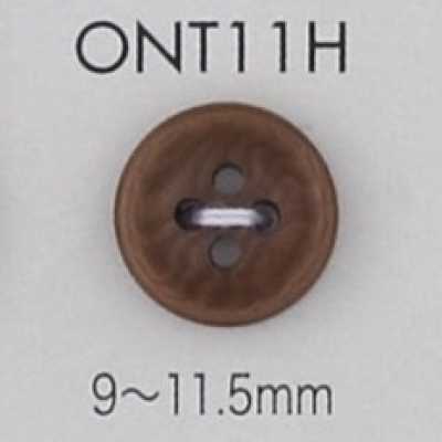 ONT11H 천연 소재 코로조 너트 4구멍 단추