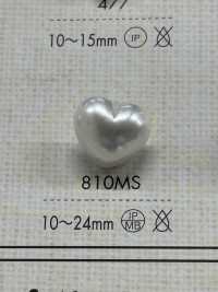 810MG 진주감 유레아 소재 금색 손잡이단추 DAIYA BUTTON 추가 이미지