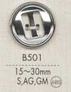 B501 ABS수지제 도금 단추