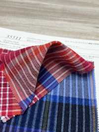 35511 40 싱글 스레드 코튼 보일 체크 워셔 가공[원단] SUNWELL 서브 사진