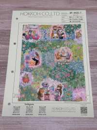 DP-4435-7 60 Lawn 디지털 프린트(메르세데스)[원단] 홋코(HOKKOH) 서브 사진