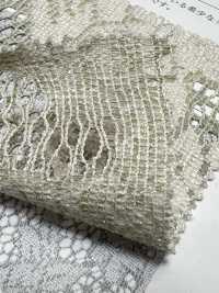 KKF8725-W-D1 폭이 넓은 폴리에스터 헤더드 자카드 레이스[원단] 우니 섬유(UNI TEXTILE) 서브 사진