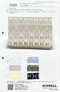 41688 라셸 기하학 레이스[원단] SUNWELL 서브 사진