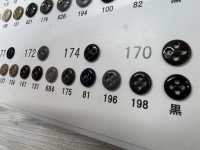 174 Giraffe 우레아 수지 4홀 림리스 버튼[단추] Giraffe Button(Twill Button Industry) 서브 사진